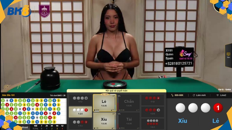 Chơi xóc đĩa tại AE Sexy Casino